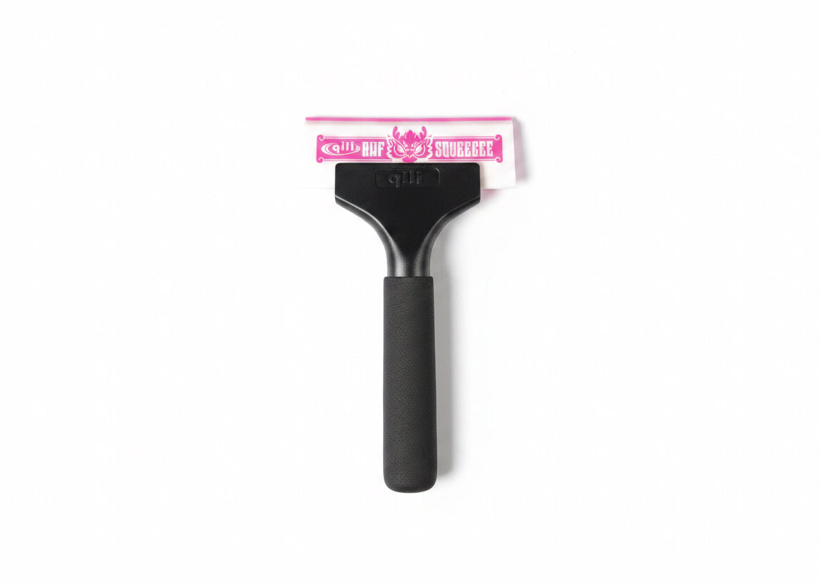 Qili AUF Squeegee Tool - Premium Window Tinting 5" Doble Sideed Squeegee with Long Soft Grip Handle